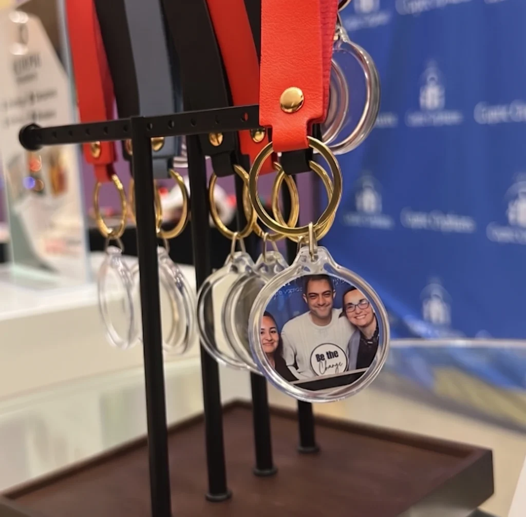 social events Custom Photo Keychain